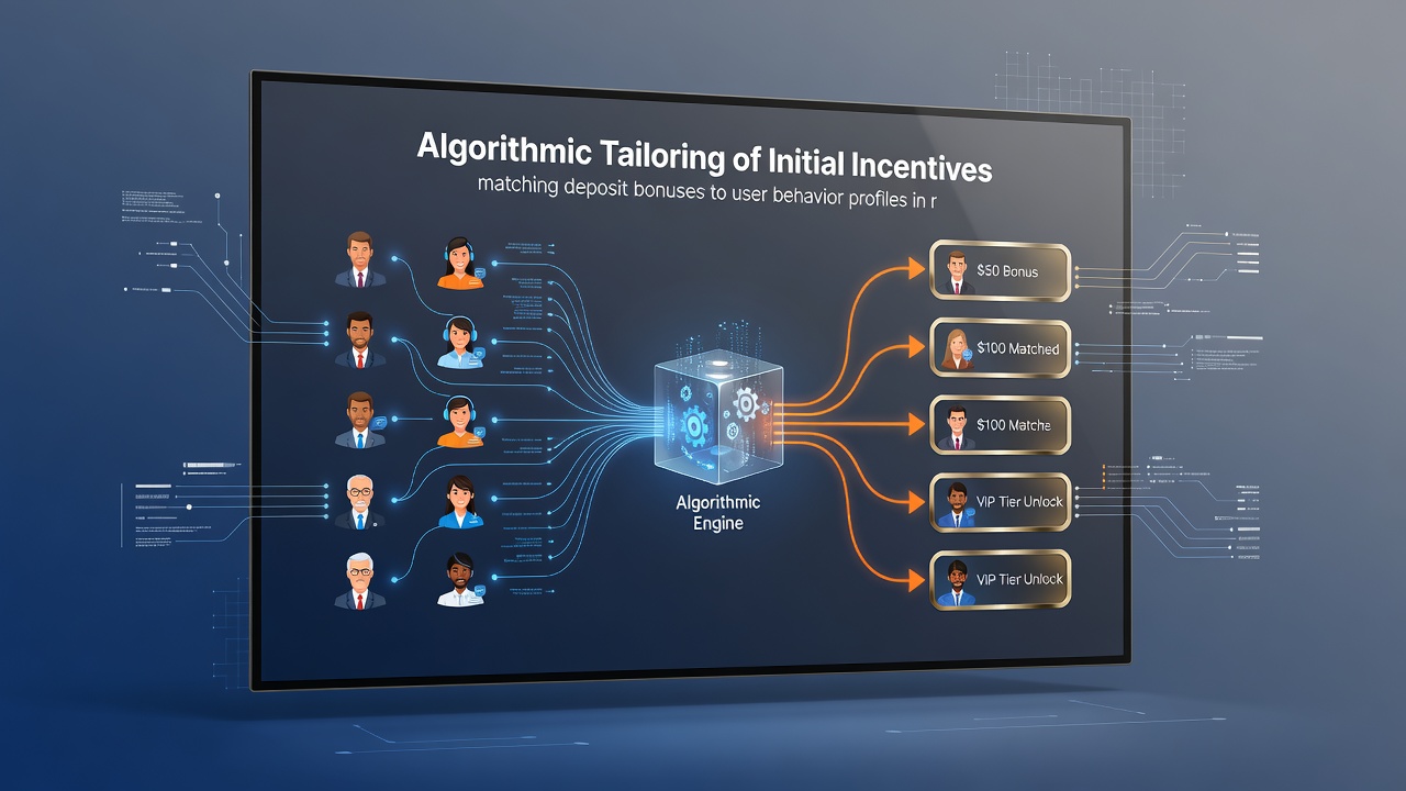 Dashboard showing real-time bonus matching algorithm outputs for different user segments