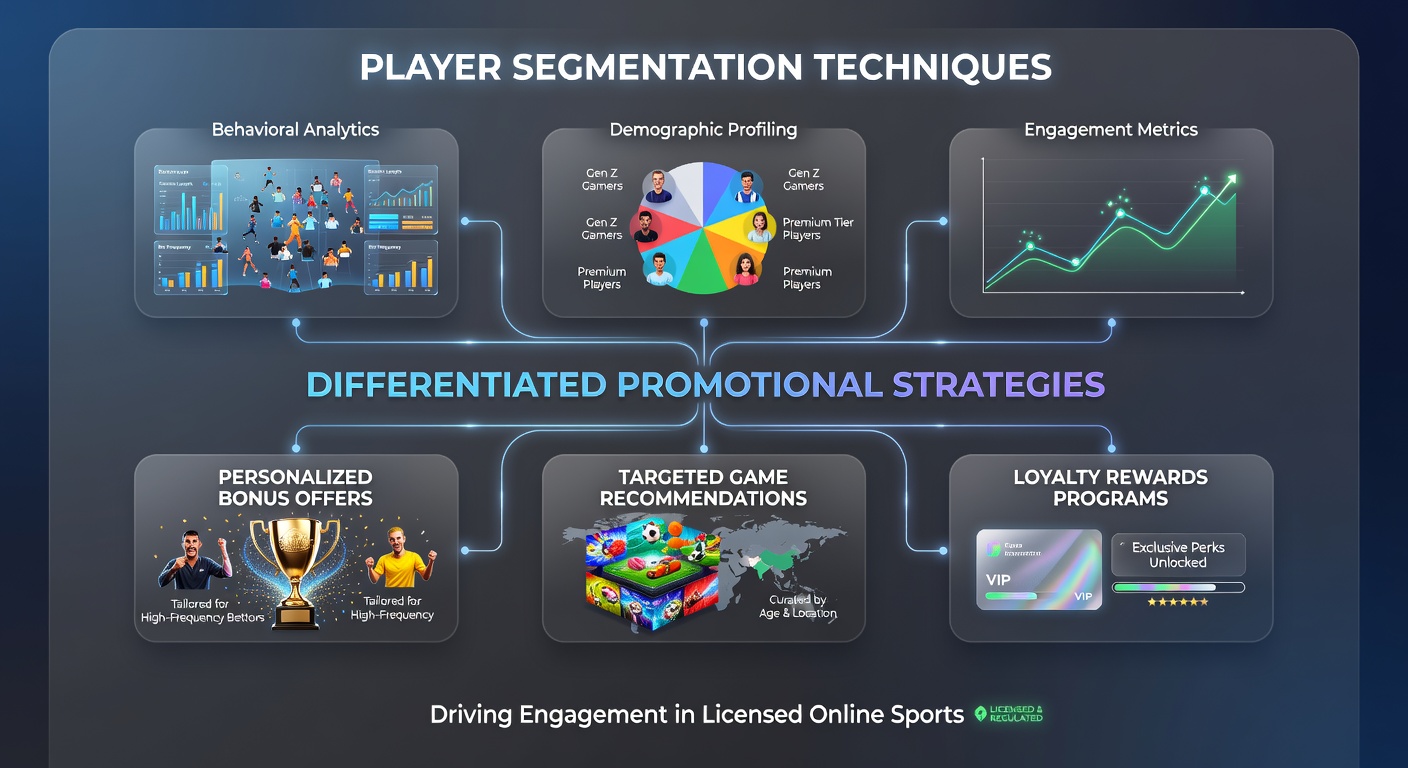 Examples of differentiated promotional offers generated from player segmentation data