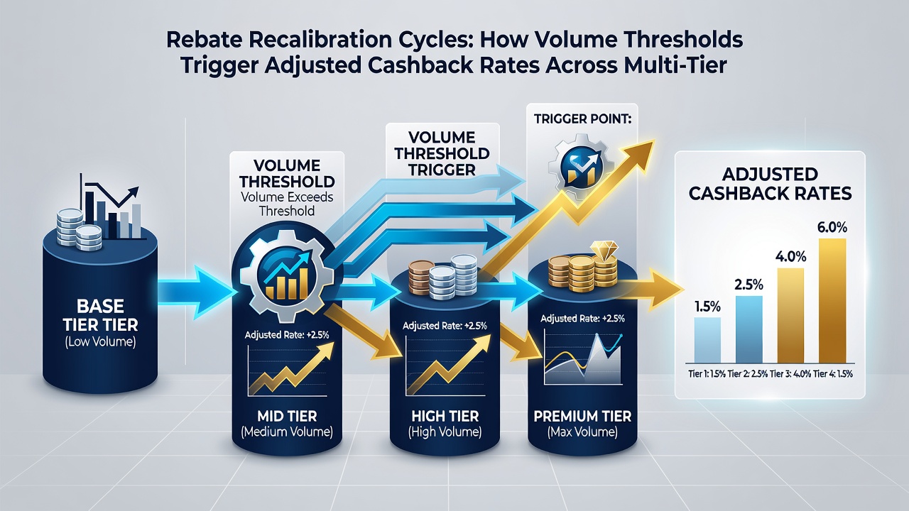 Screenshot of a wagering app interface displaying tier progression and updated cashback percentages after volume threshold crossing